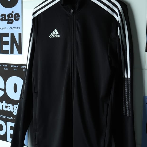 (XL-2XL) 아디다스 집업 바람막이 점퍼자켓 삼선 박시-H32705
