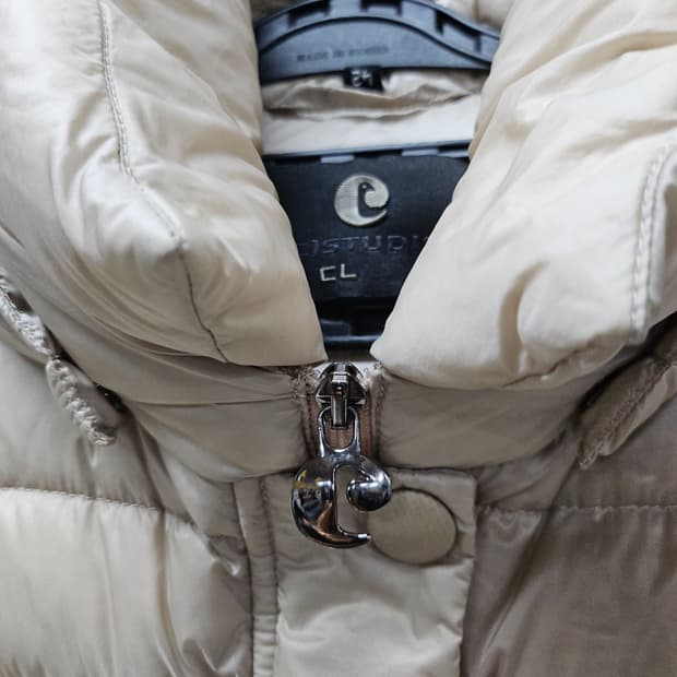 cinellistudio 씨 스튜디오 구스 패딩 아이보리  85