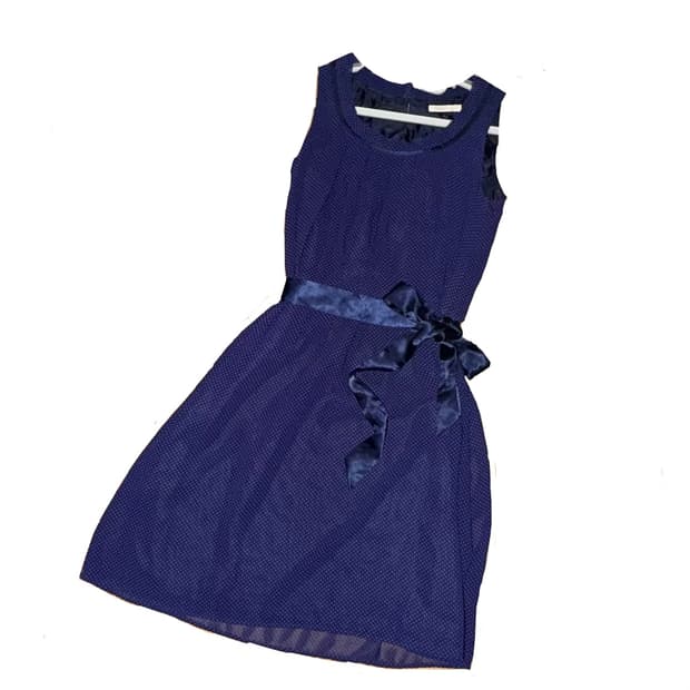 beams lights 빔즈 빈티지 도트 원피스 나시