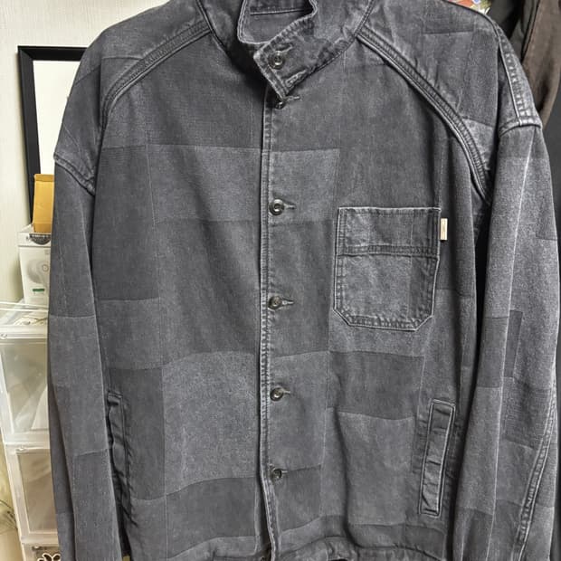 준지 자카드 데님셔츠 사이즈 50 