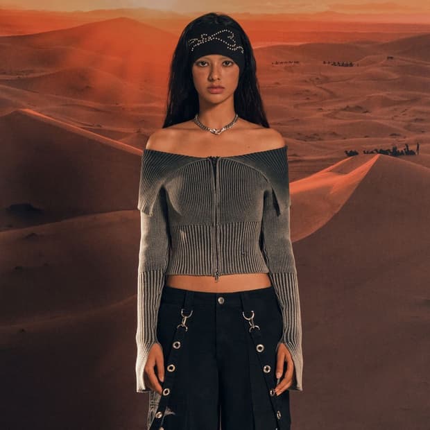 라라폭스 오프숄더 크롭 가디건 S