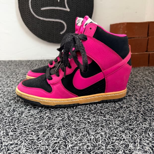나이키 던크 스카이 하이 Nike Dunk Sky Hi 블랙 포트 핑크