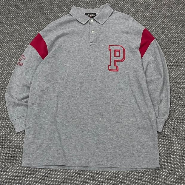 폴로 진스 랄프로렌 로고 패치 카라넥 티셔츠 v0344