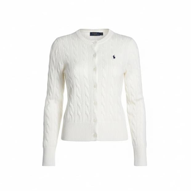 폴로 랄프로렌 케이블 니트 가디건 s