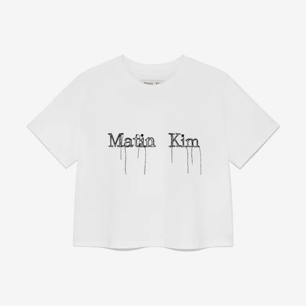 마뗑킴 로고 반팔티 새상품