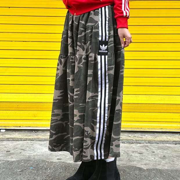 카모 삼선줄 커스텀 스커트