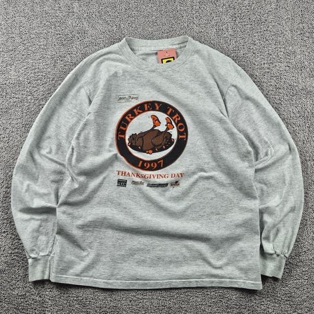 1997 TURKEY TROT 싱글스티치 롱슬리브 (L추정)/ 11135