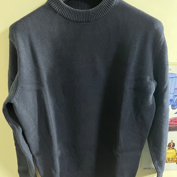 커스텀어클락 네이비 니트