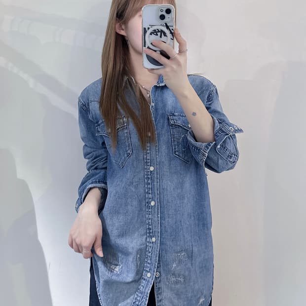 폴로랄프로렌 웨스턴 데님 셔츠