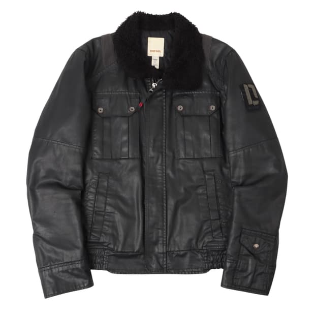 디젤 시어링 코티드 트러커 점퍼 자켓