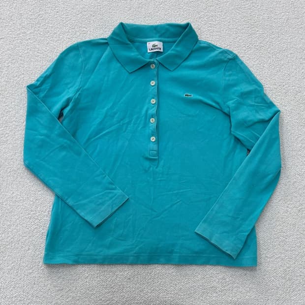 42 라코스테 긴팔 카라 티셔츠 0311E