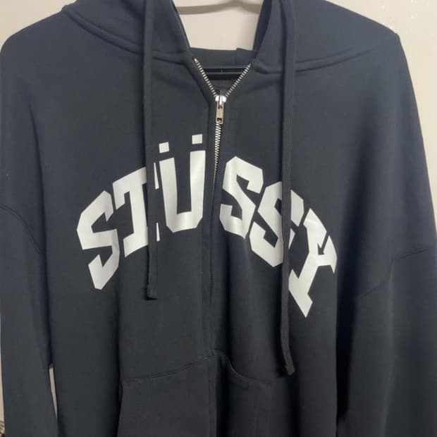 스투시 스투시 블록 스포츠 후드 집업