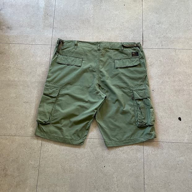 알파 인더스트리 m-65 립스탑 카고 쇼츠 반바지 4xl