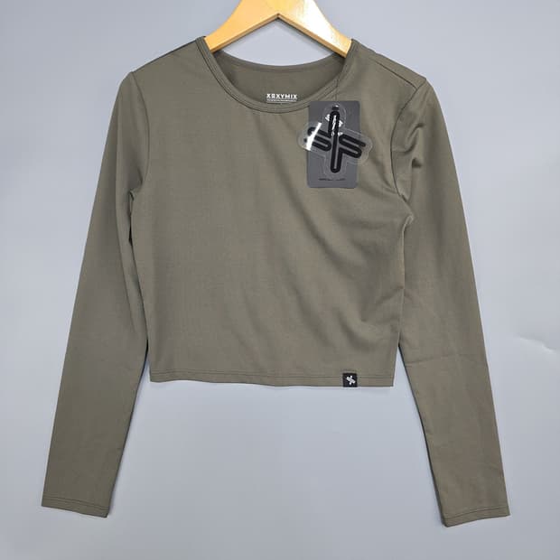 젝시믹스(XEXYMIX) 롱슬리브 크롭탑 S