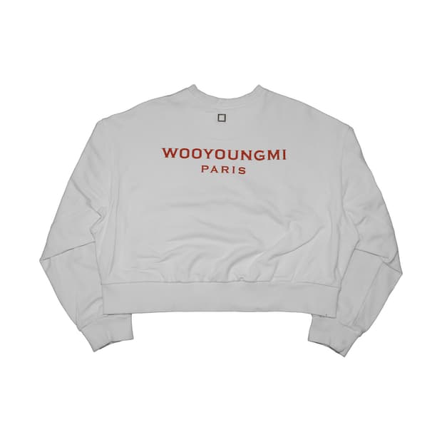 정품 우영미 파리 맨투맨 베이지 36사이즈