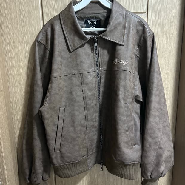 팬시클럽 가죽 자켓