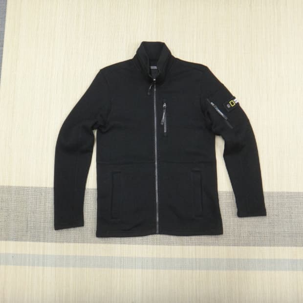 (M/95) 내셔널지오그래픽 몬타나 유니 니트 풀 집업