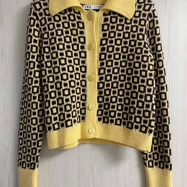 자라 빈티지 니트 카디건