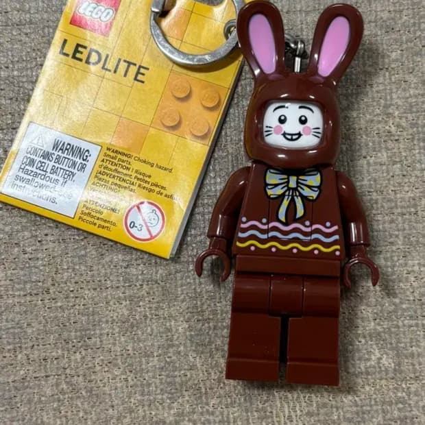 레고 초콜릿토끼 키링 새상품