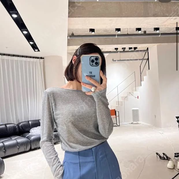 메인스테이 뮤즈 나시세트 그레이/화이트