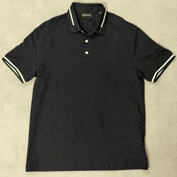 EMPORIO ARMANI 엠포리오 아르마니 모노그램 pk 티셔츠