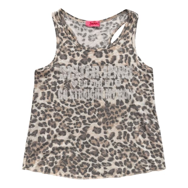 vintage leopard print tank top