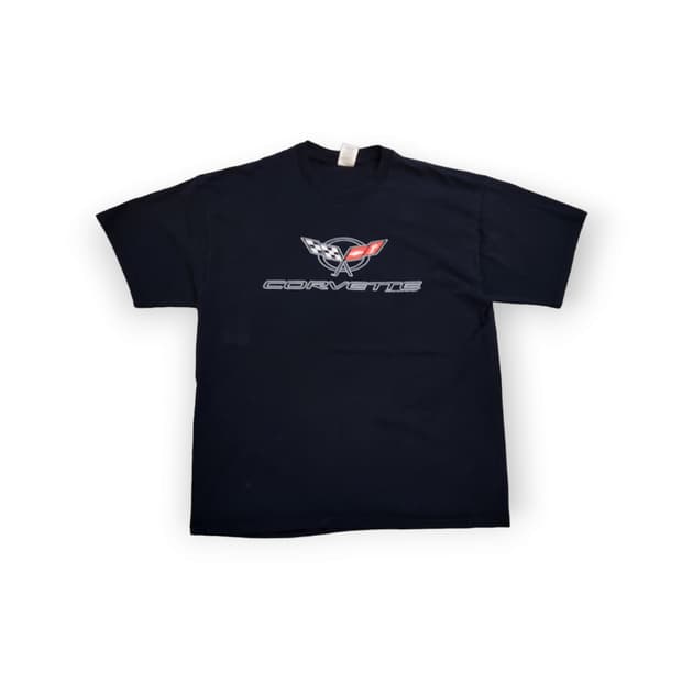 00's 콜벳 프린팅 티셔츠