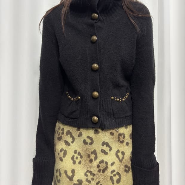 stud detail cardigan