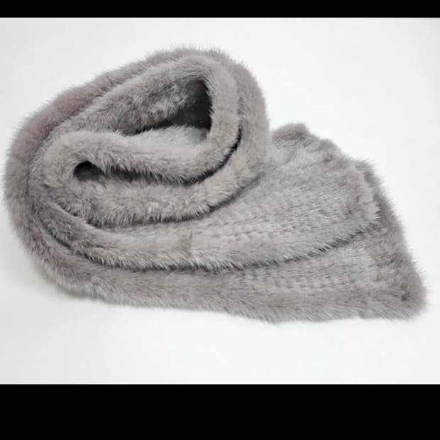 AGATHA 아가타 밍크 머플러 / 폭 13/18 총장 164
