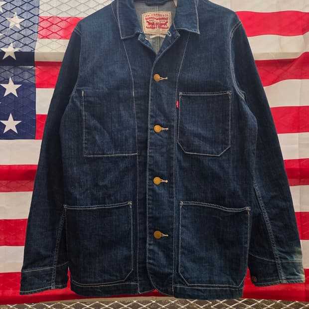 리바이스 데님 커버올 워크자켓