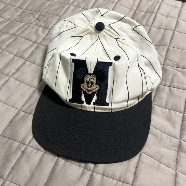 90s 미키마우스 빈티지 캡 모자