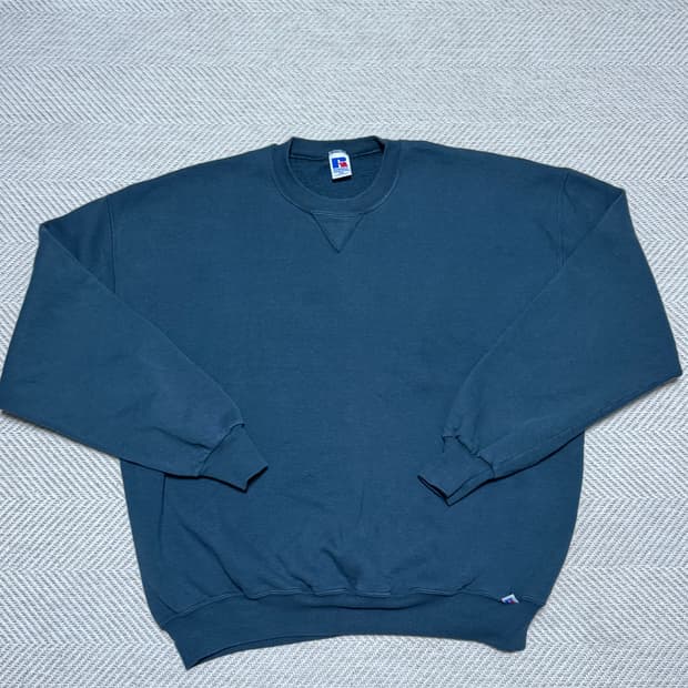 (XL)90s Russell Athletic 러셀 애슬레틱 그린 맨투맨