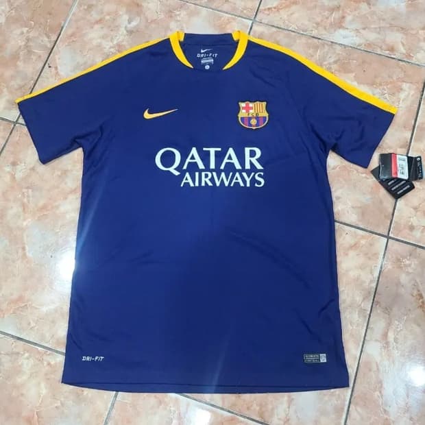 나이키 15 16 FC바르셀로나 트레이닝셔츠