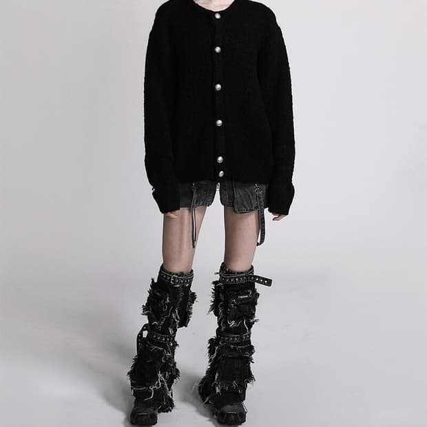 베드블러드 부클 가디건 L