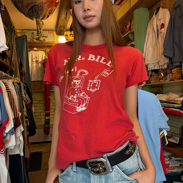 70’s MR. BILL Graphic Tee Made in U.S.A.