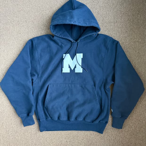 90-00‘s Champion 챔피온 리버스위브 M 로고 후드