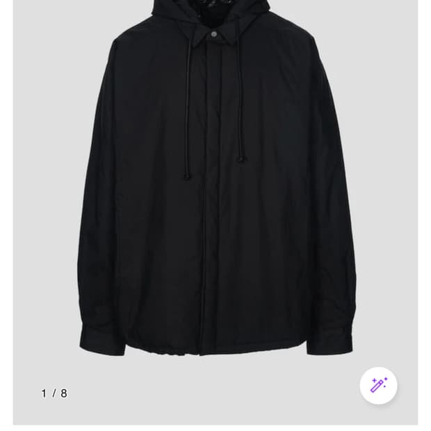 준지46 패딩셔츠  2in1