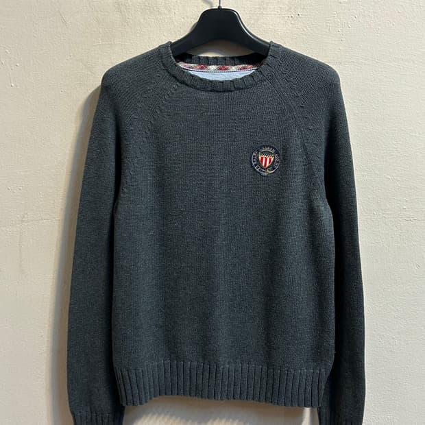 폴로 진스 크레스트 패치 니트 스웨터