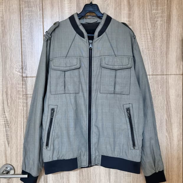 ZARA 자라 체크 봄버