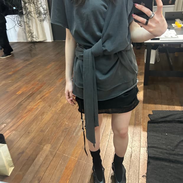 하르테올뎀 scrafed t-shirt 차콜 2사