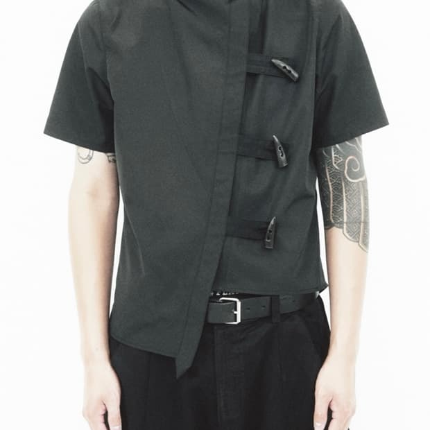 [2] yyyy BLACK HORN NYLON SHIRTS