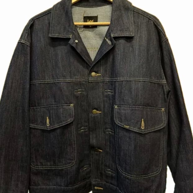 정품 리(LEE) 코듀라 콘밀 데님 자켓(L)