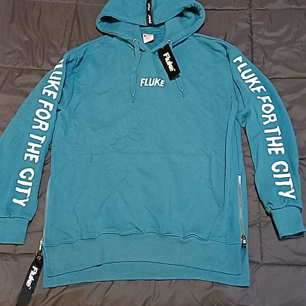 플루크 미사용 후드 실측105 가슴58 기장78