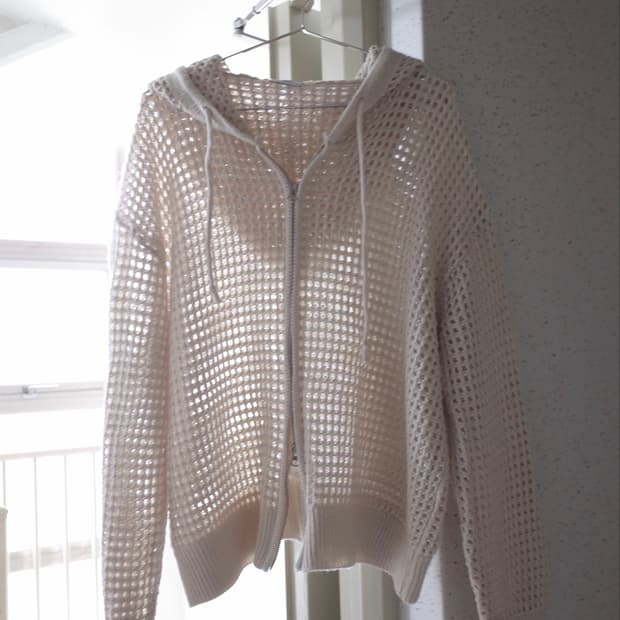 Net hoodie 네트 후드집업