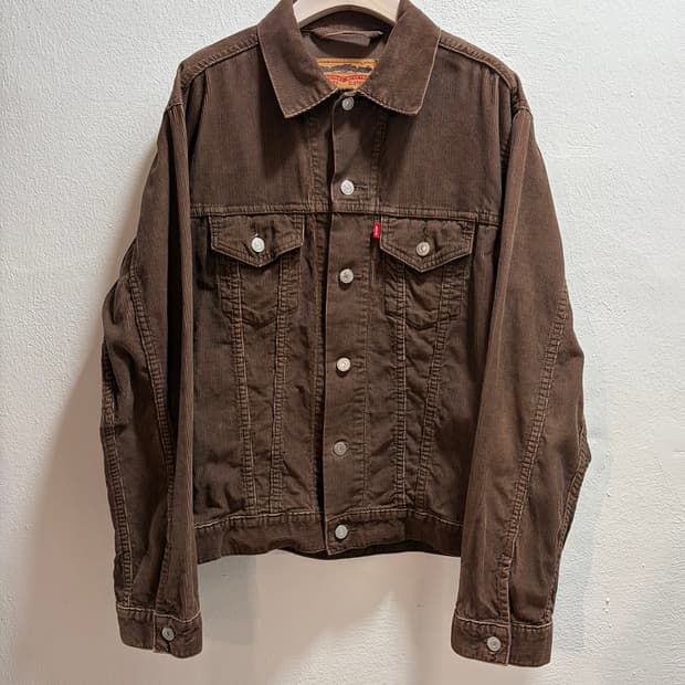 리바이스 levi's 90s corduroy trucker jacket