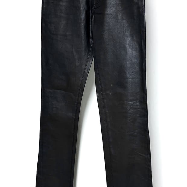 발렌시아가 12s Matt Coated Denim Pants