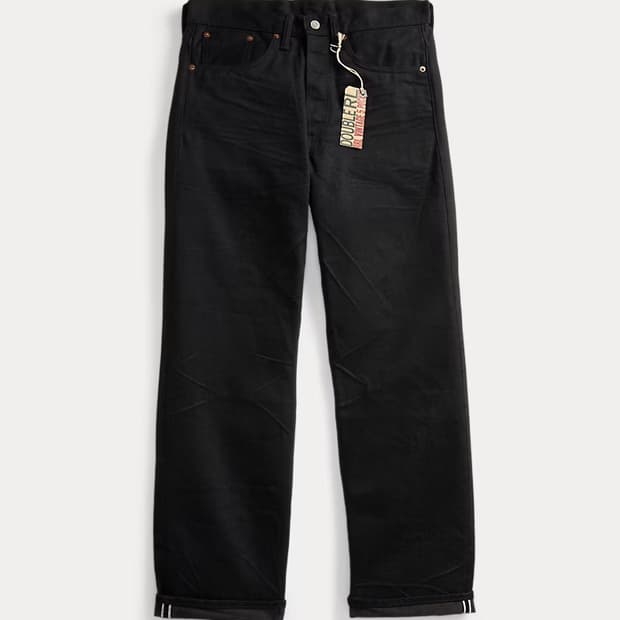 RRL 빈티지파이브포켓 블랙온블랙 31x32