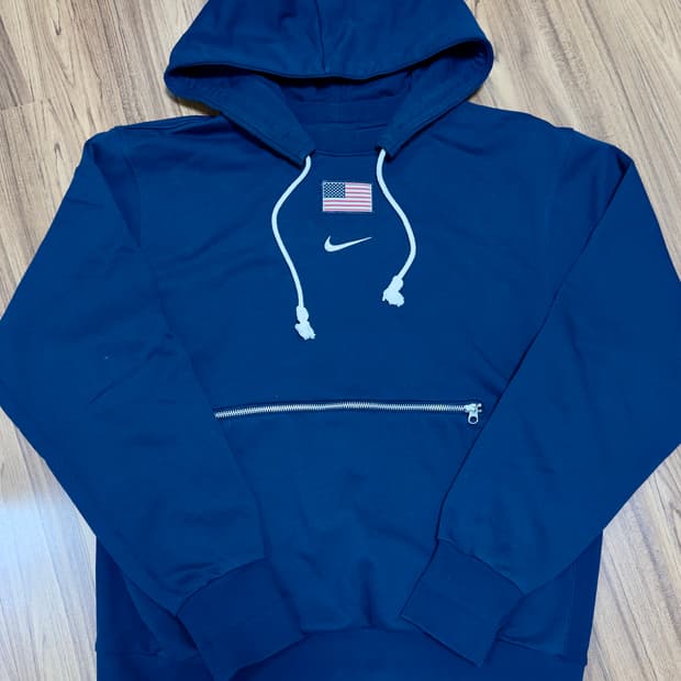 나이키 팀 USA 성조기 네이비 후드 100