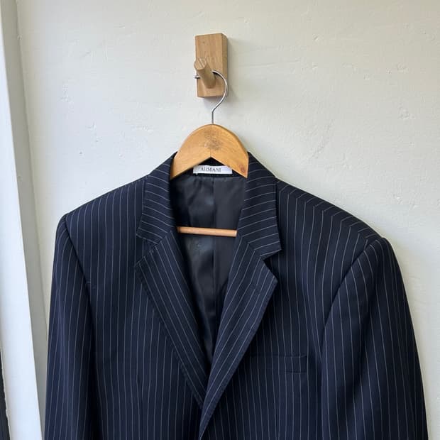 15986 - 아르마니 스트라이프 투피스 수트 셋업