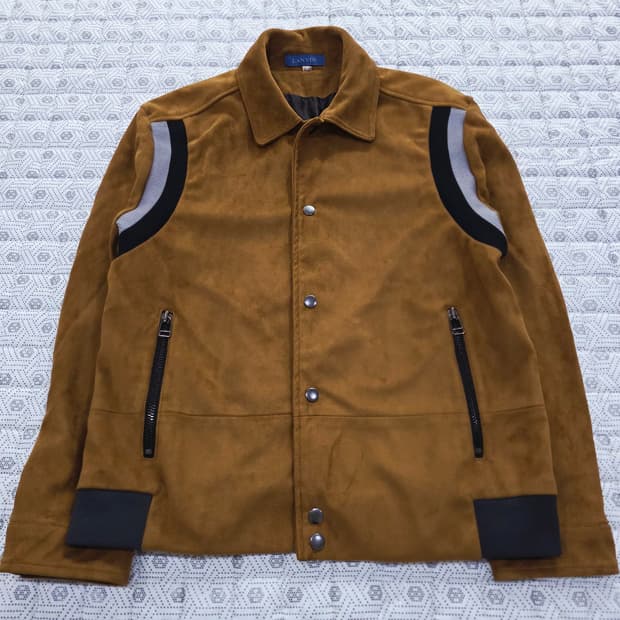 랑방 LANVIN 한섬 남성 스웨이드 자켓 100